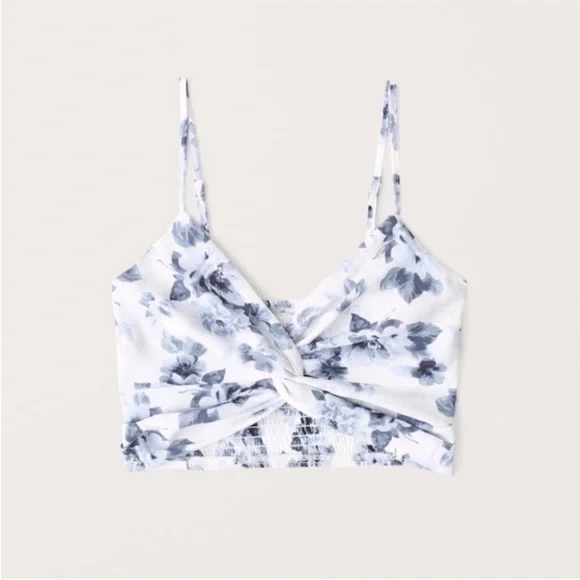 ABERCROMBIE FLORAL TANK M - Picture 2 of 4